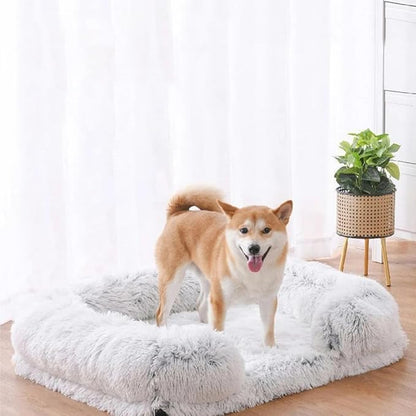 Washable Calming Large Dog Bed for Large Dogs 100 Pounds