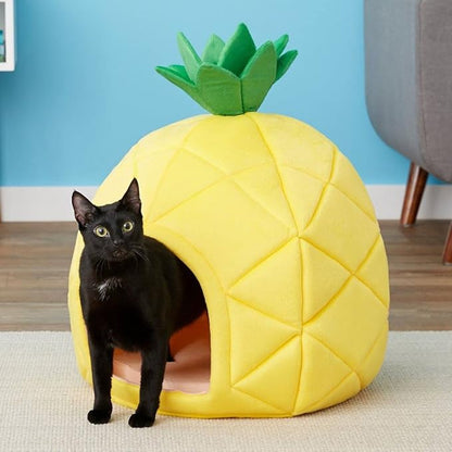 YML Pineapple Pet Bed House for Small Animals, Cats and Dogs (FH034_1)