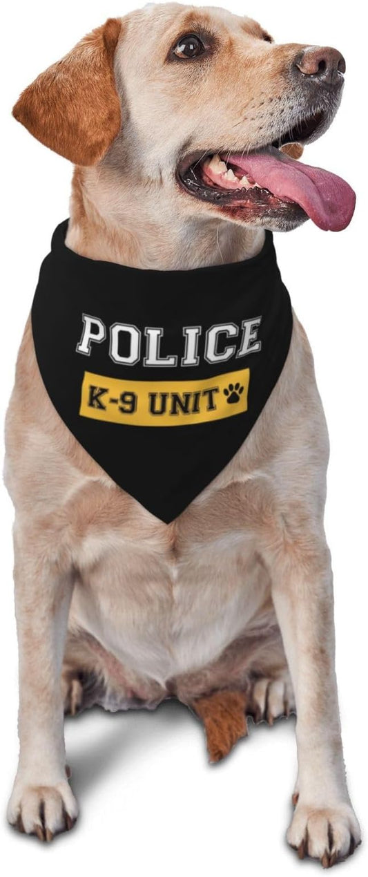 Costume Accessory Set Pet Dog Bandana,Costume Accessory Set Pet,for Halloween Christmas Cosplay Role Play Party (K-9 Unit Police)