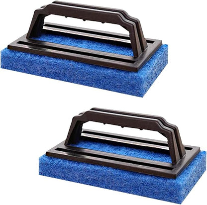 2 Pcs Square Large Area Fish Tank Cleaning Brushs Aquarium Fish Tank Cleaning Brushs Glass Algae Scraper Cleaners for Aquarium Kitchen etc