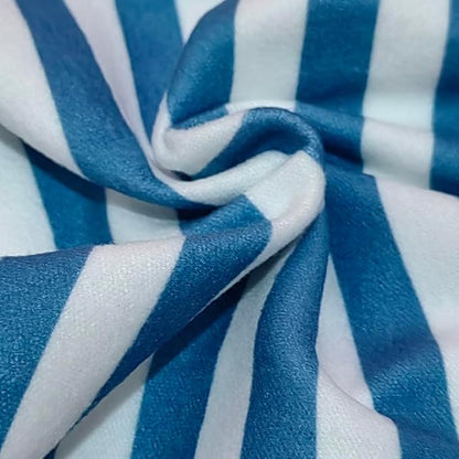 Cute Dog Clothes Striped Dog Polo Shirts Cute Sweater Puppy Clothes Gentle Sweater Pet Clothes for Small Medium Large Dogs Cats (Blue Stripe 4XL Size 55-65lb Pets)