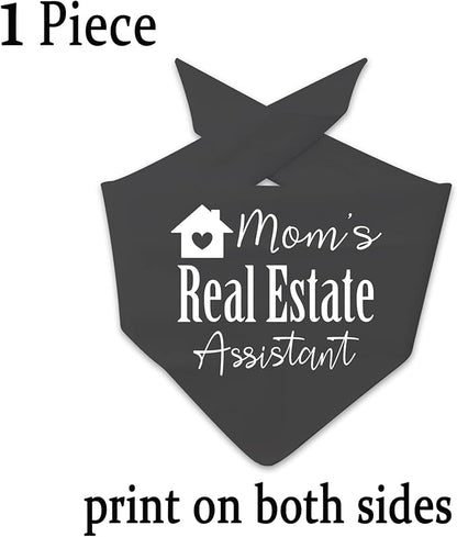 JXGZSO 1 Piece Real Estate Dog Bandana Mom's/Dad’s