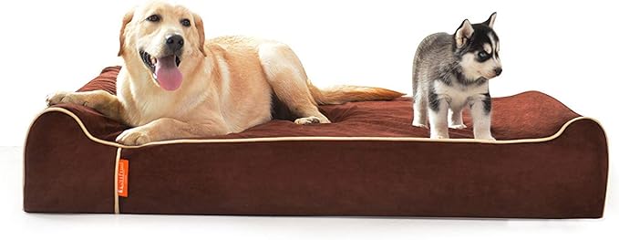 Laifug Orthopedic Memory Foam Extra Large Dog Bed Pillow(50"x36"x10"