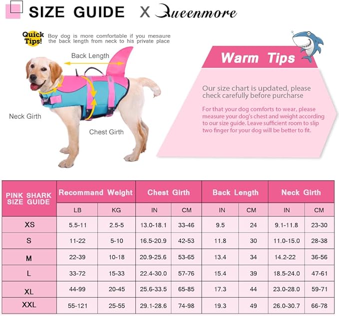 Queenmore Dog Life Jacket 2XL