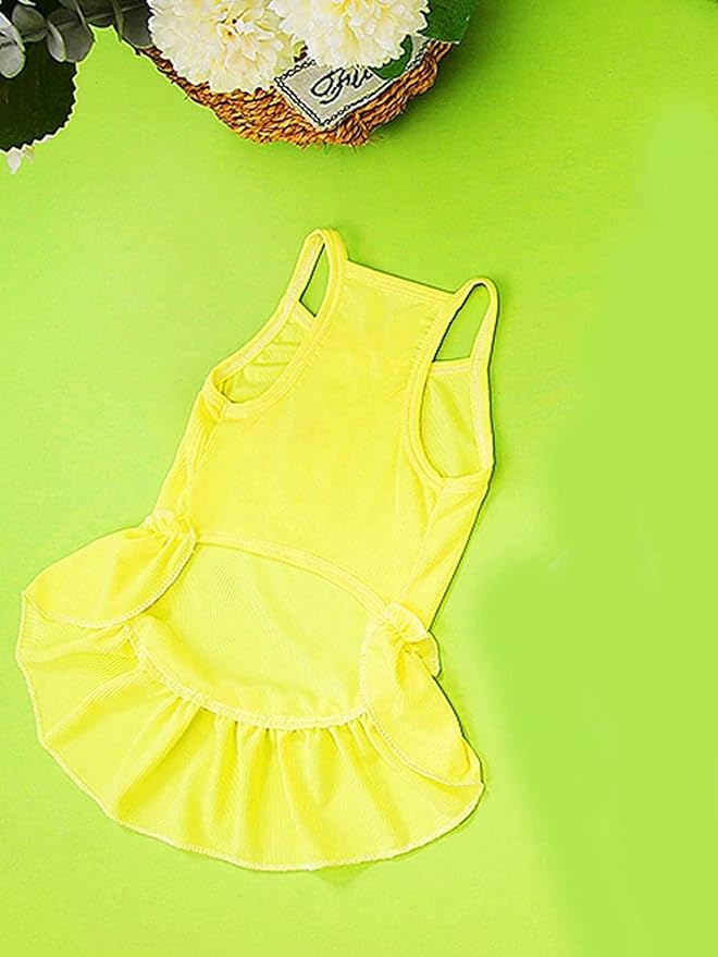 QWINEE Cat Dog Dress Cat Puppy Skirt Pet