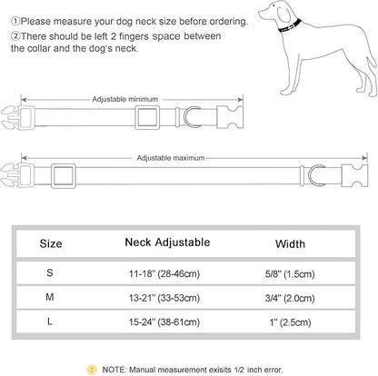 Beirui Cute Girl Dog Collars for Female Dogs