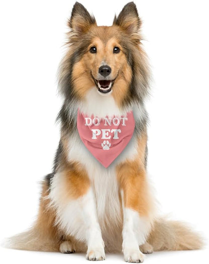 Do Not Pet Dog Bandana (E61)