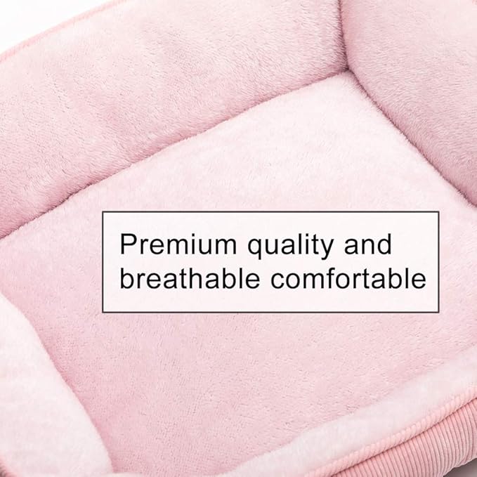 Hollypet Rectangle Plush Dog Bed Cat Bed Self-Warming Pet Bed