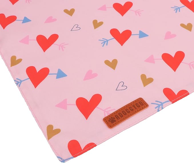 ADOGGYGO Valentine's Day Dog Bandana