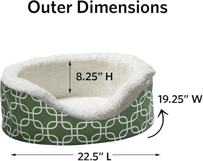 MidWest Homes for Pets Orthoperdic Egg-Crate Nesting Pet Bed w/ Teflon Fabric Protector