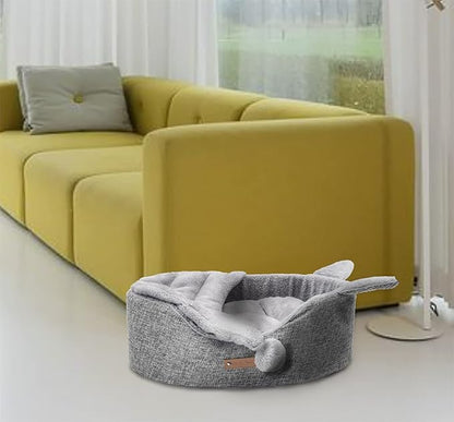 Oval Pet Beds for Cats and Small Dogs
