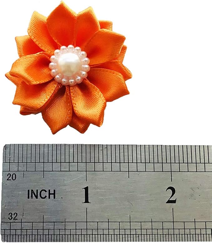 PET SHOW 10pairs Flower Small Dogs Hair Bows 10 Colors