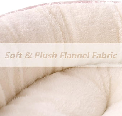 Love's cabin Round Donut Cat and Dog Cushion Bed 20in Pet