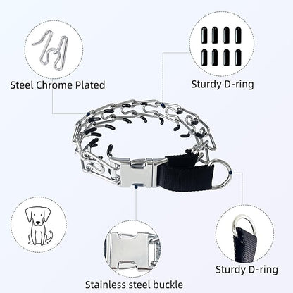 Adjustable Dog Collar with Quick Release Buckle