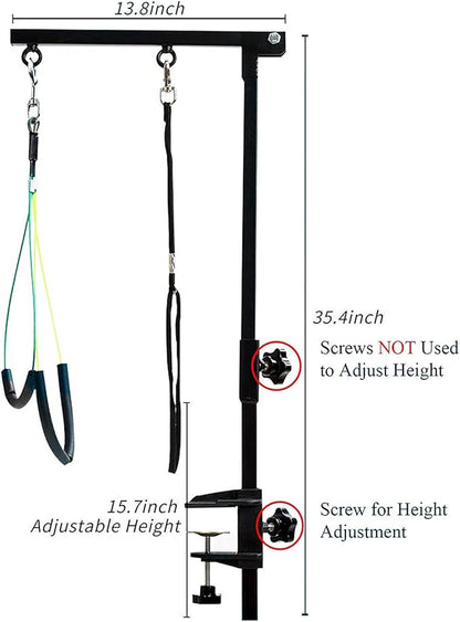 Foldable Pet Dog Grooming Arm with Clamp 35.5" Height