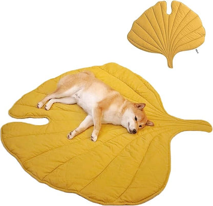 Dog Blanket Mat for Dogs Cats 50×45" Leaf