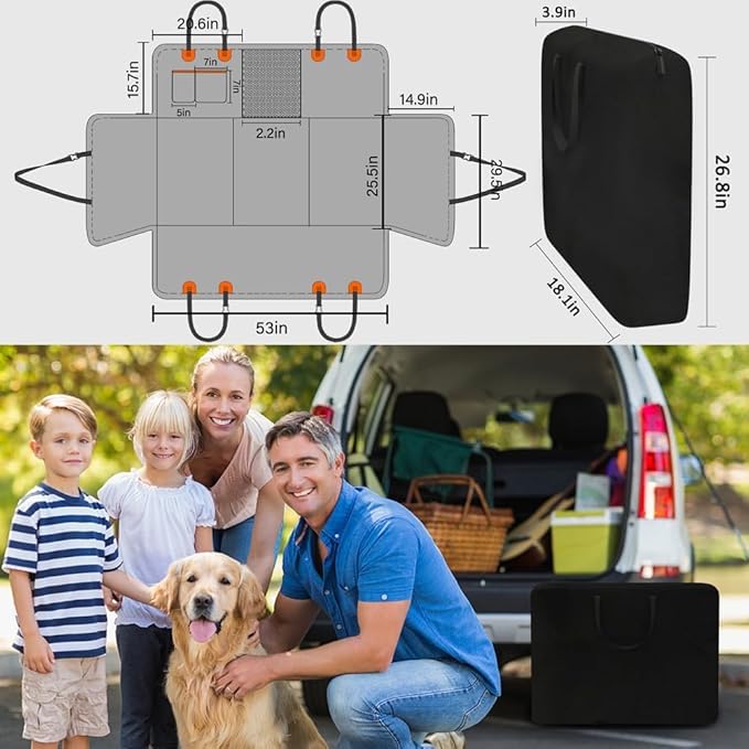 Back Seat Extender for Dogs
