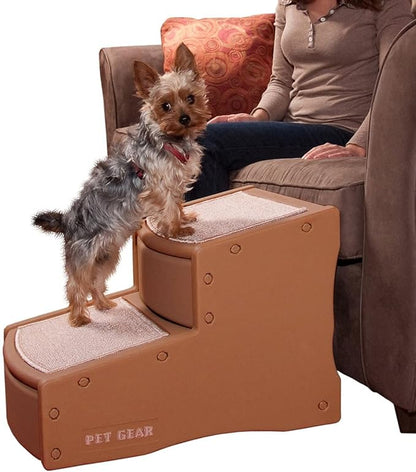 Pet Gear Easy Step II Pet Stairs 2 Step 150 Pounds, 5 Colors