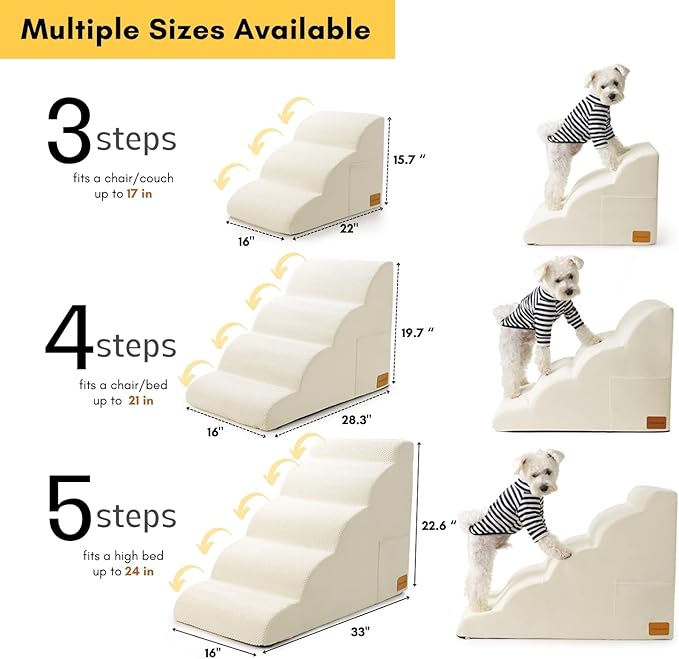 Dog Stairs for Small Dogs Step,4 Steps