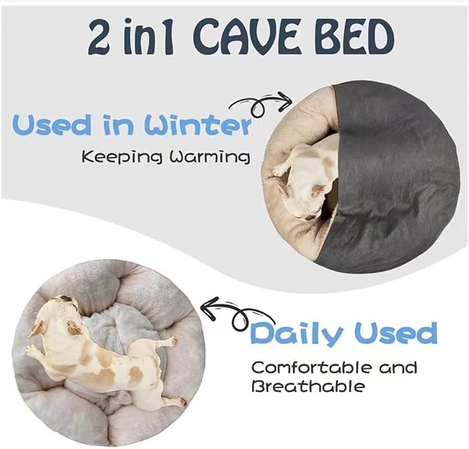 ShinHye Small Dog Bed (26 * 26 * 7 in,