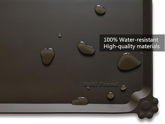 Hoki Found Large Silicone Pet Food Mats Tray