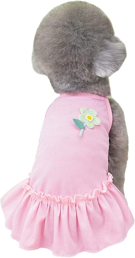 QWINEE Cat Dog Dress Cat Puppy Skirt Pet