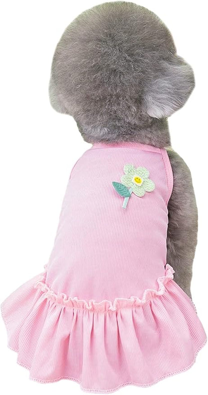 QWINEE Cat Dog Dress Cat Puppy Skirt Pet