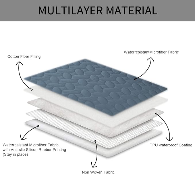 Ameritex Pet Bed Cover Dog Bed Blanket for Sofa and Furniture Waterproof New Pattern Design (30x70 Inch