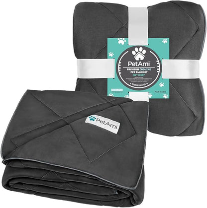 PetAmi Premium Cooling Dog Blanket 40x60, Grey