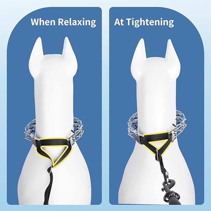 Mayerzon Martingale No Pull Collar for Large Medium Small Dogs Pitbull German Shepherd Doberman That Pull