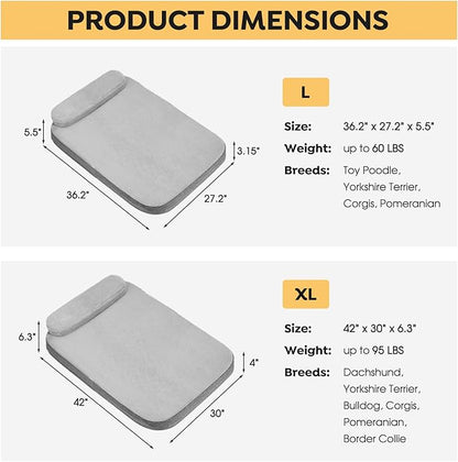 Veehoo Orthopedic Dog Bed for Medium Large Sized Dogs 60 lbs,