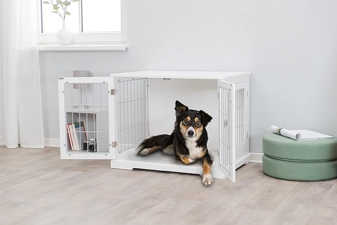 TRIXIE 32.7" Indoor Dog Crate 50 lb,