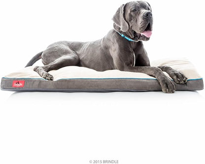 BRINDLE Khaki Shredded Memory Foam Pet Bed