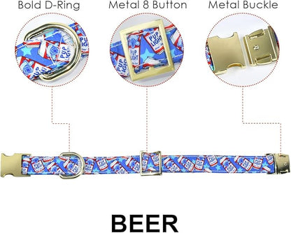Cheers Pub Beer Dog Bow Tie Dog Collar Accessory