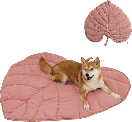 Dog Blanket Mat for Dogs Cats 47×43" Leaf