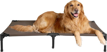 EHEYCIGA 44 Inch Elevated Dog Cot Beds for Large Dogs
