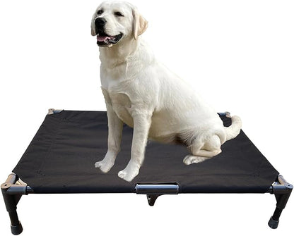 Love&go Elevated Dog Bed with Metal Frame 34.5x25.5x5.5 inch,