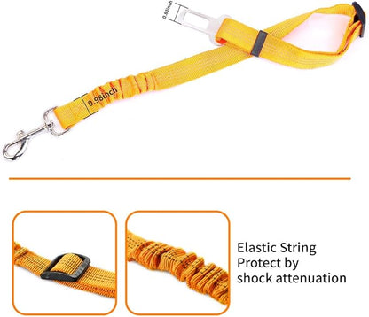Pet Safety Belt Dog Seat Belt Adjustable 360°