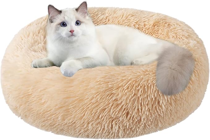 Nisrada Cat Beds for Indoor Cats 20 Inch
