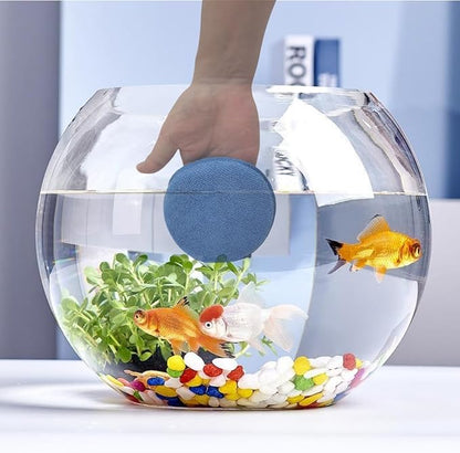 Microfiber Aquarium Cleaning Tool - Fish Tank Scrubber for Glass - Effective Fish Tank Cleaner and Aquarium Brush-6 Pieces