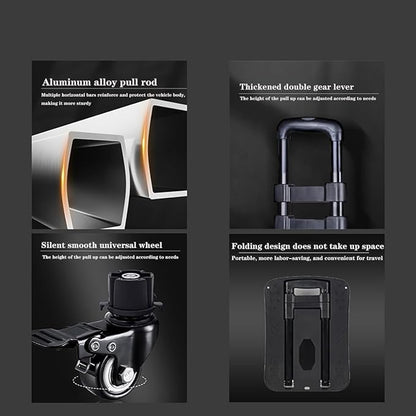 Pet Carrier RollerRoller Cart with Bonus Elastic Strap