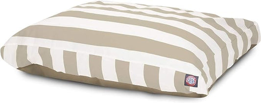 Majestic Pet Rectangle Large Dog Bed Washable – Non Slip Comfy Pet Bed – Dog crate Bed with Removable Washable Cover – Dog Kennel Bed for Sleeping 50x42x5 Inch