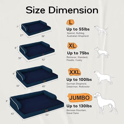 Large Dog Bed Orthopedic Washable