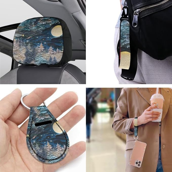 Moon Forest Paper Sculpture Car Seat Covers Full