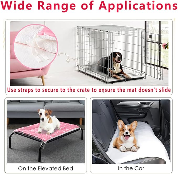 Elevated Dog Bed Mat L(43.3" L 31.5" W 7.5" Th)