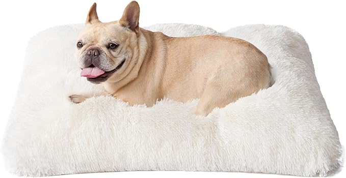 EHEYCIGA Fluffy Dog Crate Bed for Medium Dogs