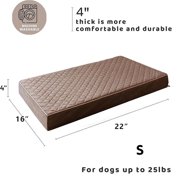 SunStyle Home Orthopedic Dog Beds for Small Dogs
