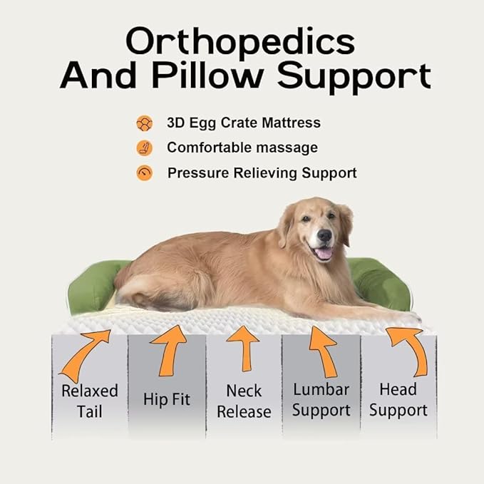 Large Dog Bed Orthopedic Washable