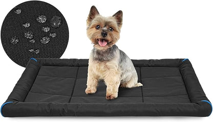 Miguel Oxford 900D Outdoor Waterproof Dog Bed for Metal Dog Crates Water-Resistant All Weather Pet Mat Durable Easy Wipe Clean Travel Indoor Outdoor Puppy Cat Crate Bed 24inch