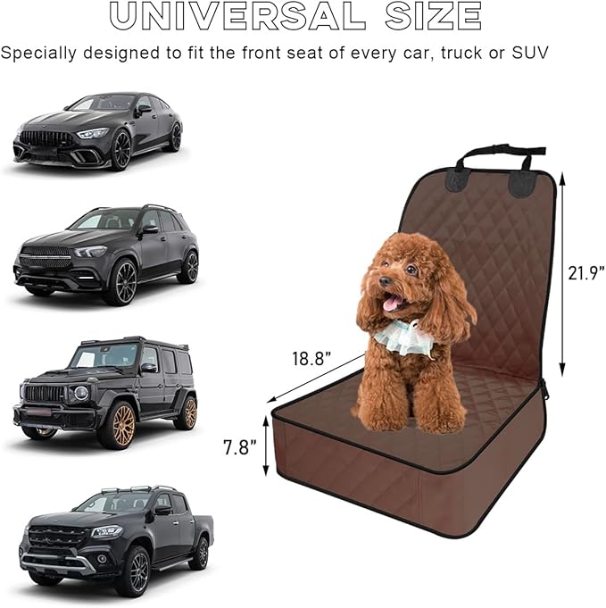 Dog Car Seat Cover for Front Seat